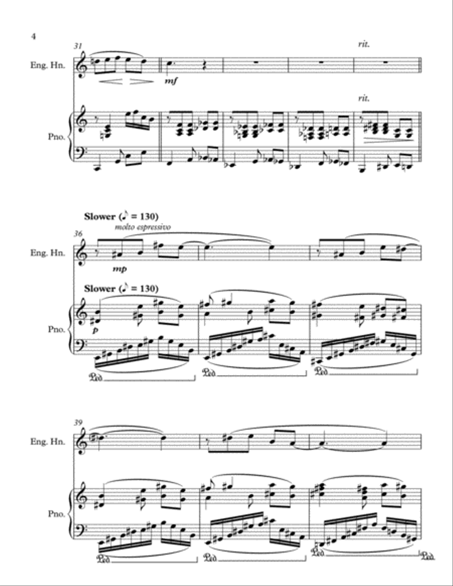 Night Music English Horn scores gallery preview page 4