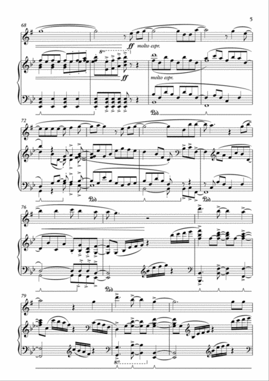 Let It Go (from Frozen) Alto Saxophone scores gallery preview page 5