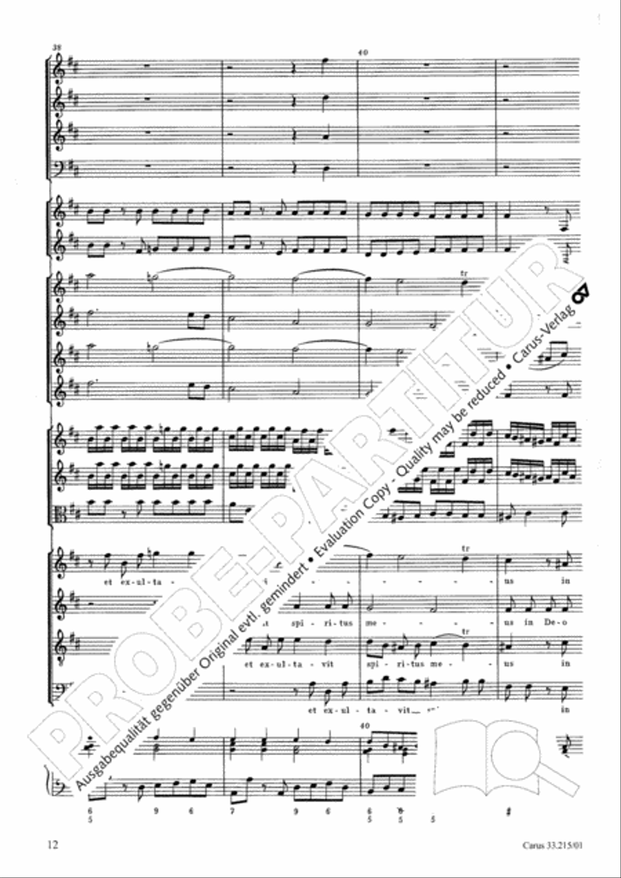 Magnificat Magnificat 4-Part scores gallery preview page 21
