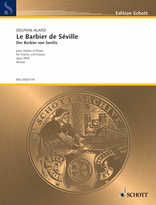 Book cover for Le Barbier de Séville