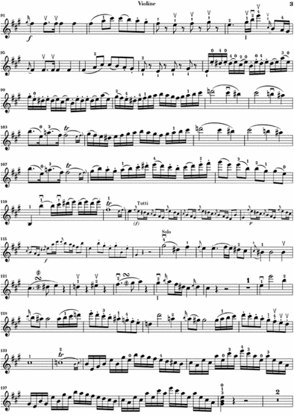 Violin Concerto No. 5 in A Major K219