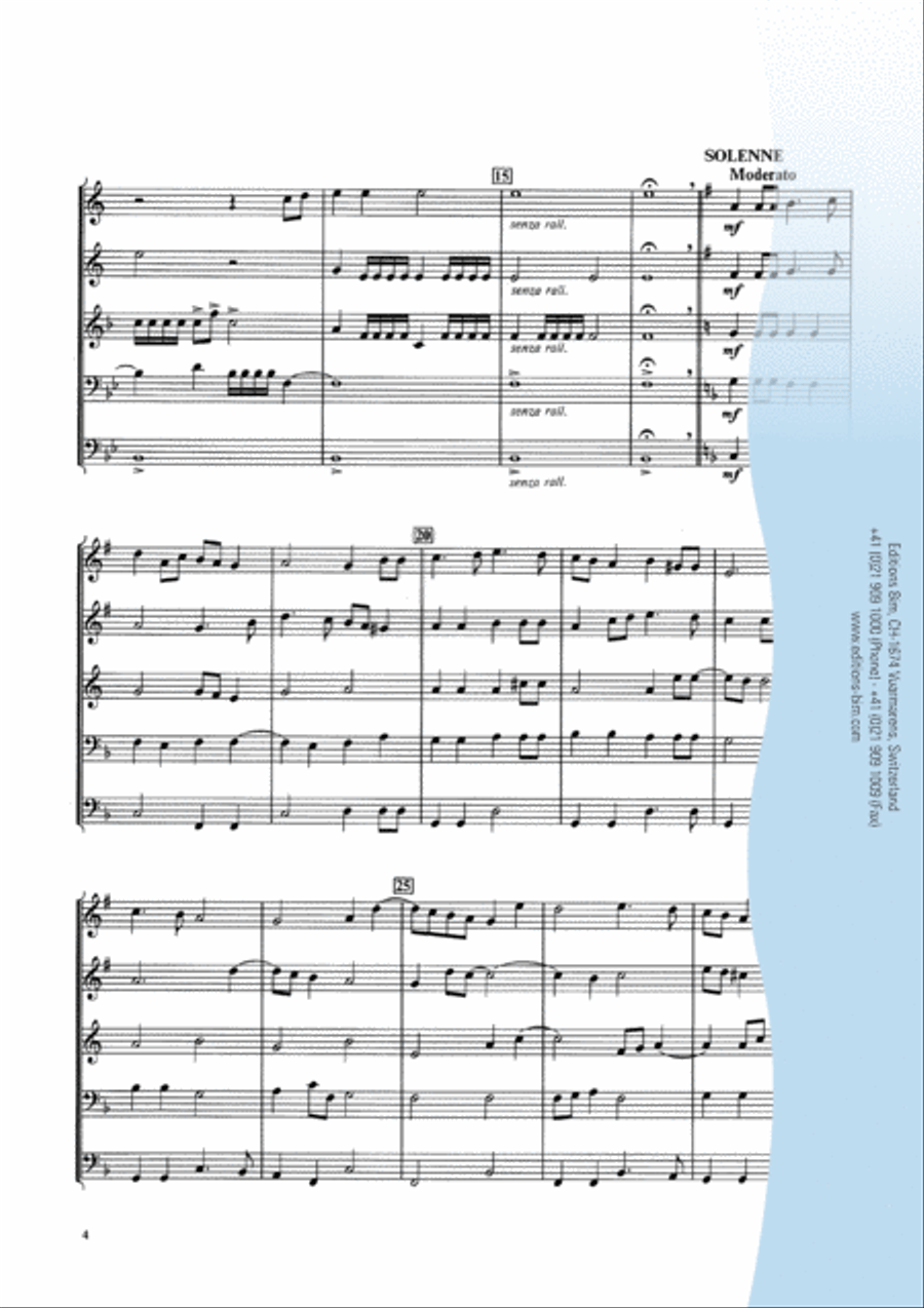 Music from Orfeo Music from Orfeo Brass Quintet scores gallery preview page 3
