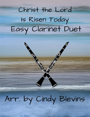 Book cover for Christ the Lord Is Risen Today, Easy Clarinet Duet