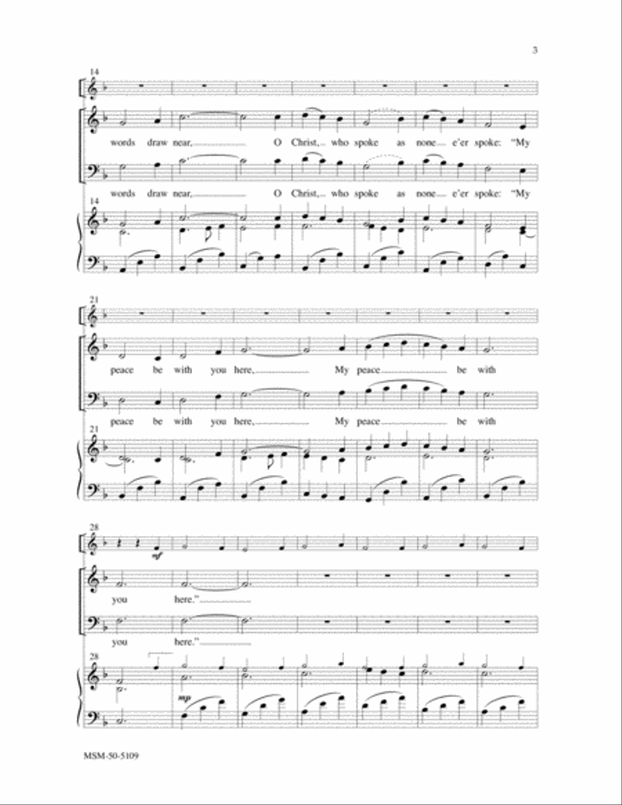 We Walk by Faith and Not by Sight 2-Part scores gallery preview page 3