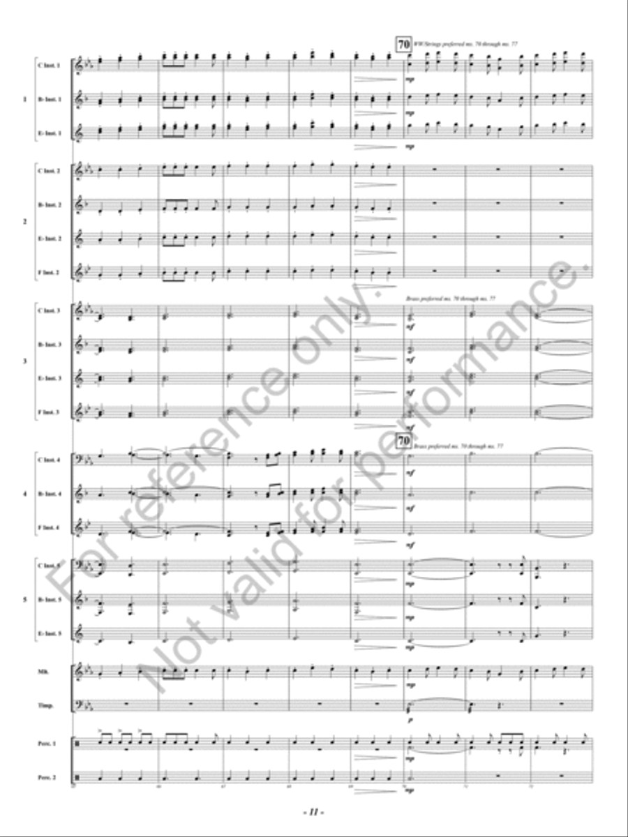 Ghillie Dhu Ghillie Dhu Concert Band scores gallery preview page 12