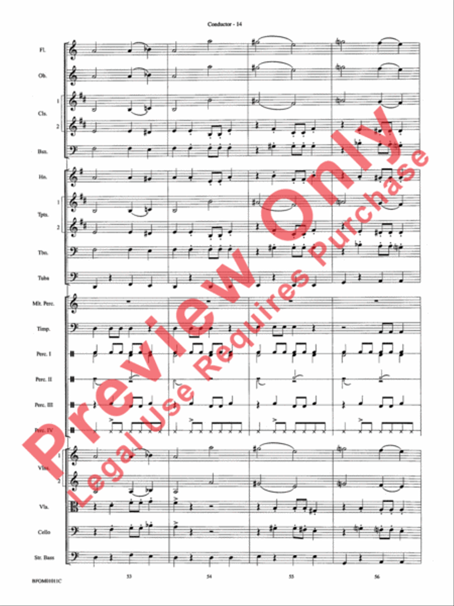 Dark Adventure Full Orchestra scores gallery preview page 17