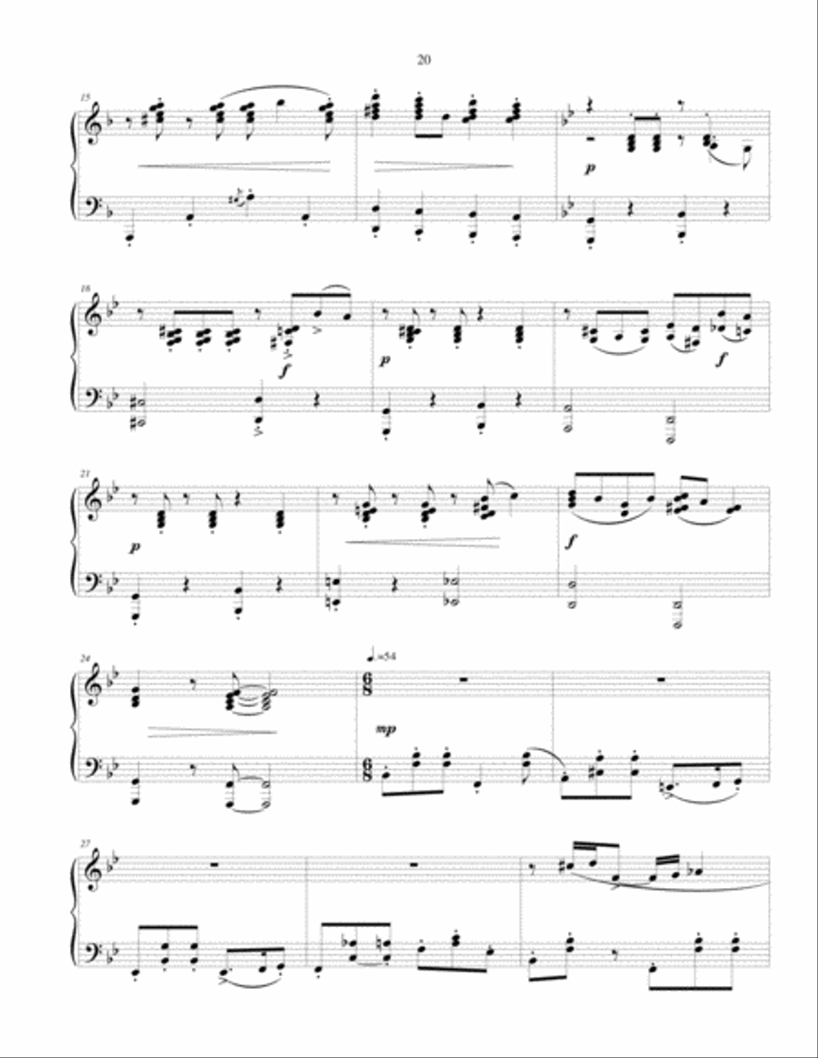 Skulking Suite - piano solo Piano Solo scores gallery preview page 3