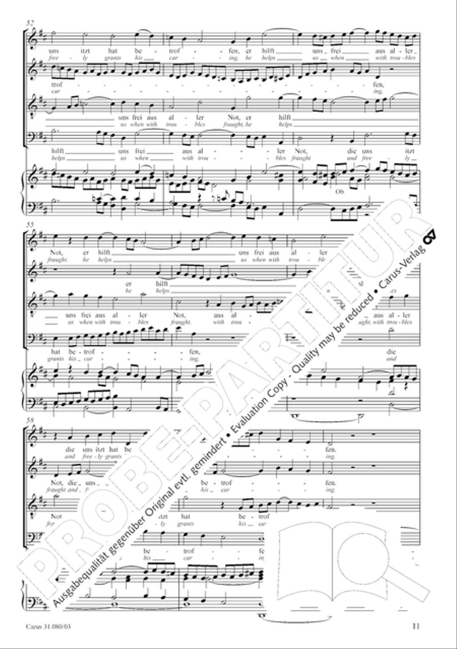 A mighty fortress is our God (Ein feste Burg ist unser Gott) A mighty fortress is our God (Ein feste Burg ist unser Gott) 4-Part scores gallery preview page 11