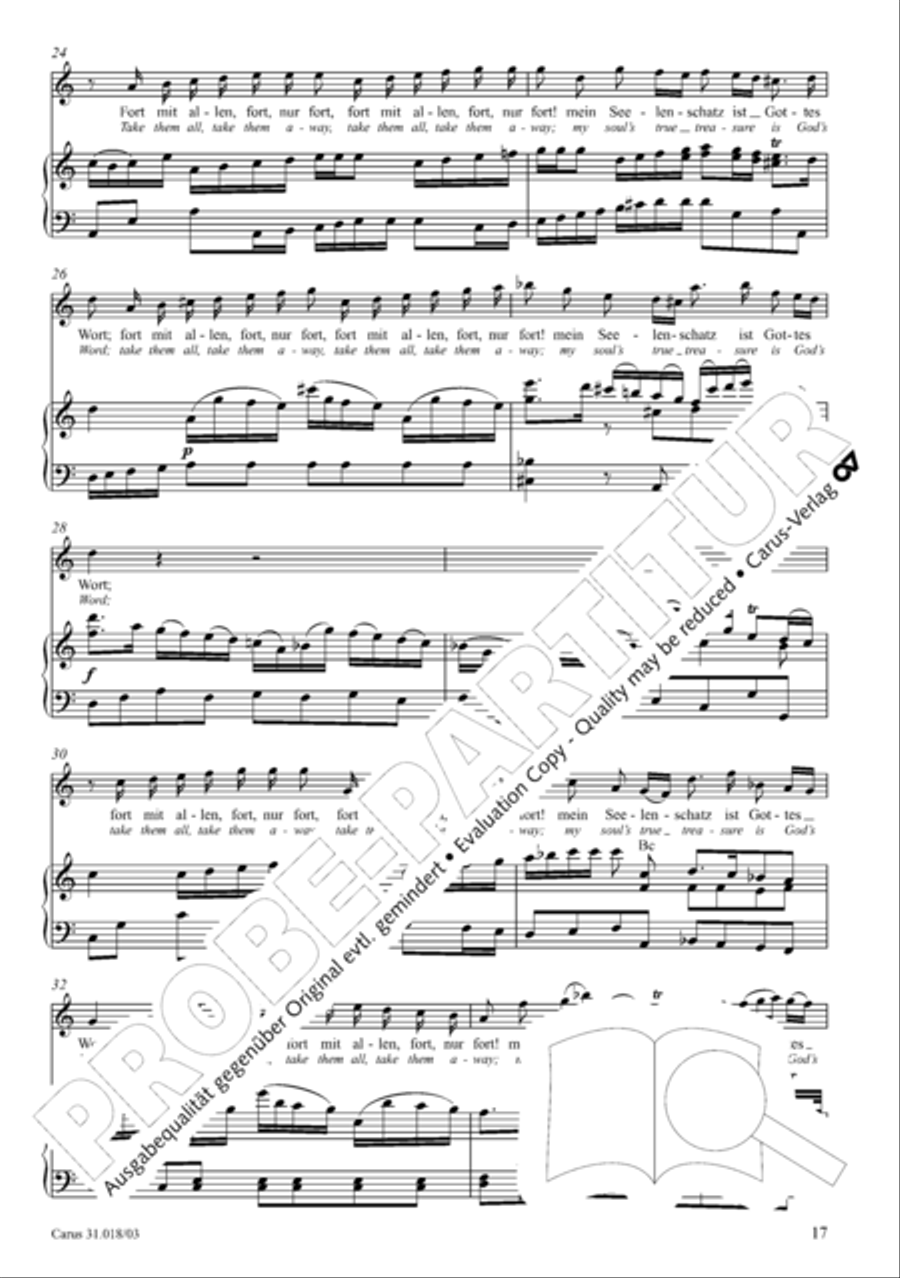 Just as the rain and snow fall from heaven (Gleichwie der Regen und Schnee vom Himmel fallt) STB scores gallery preview page 18