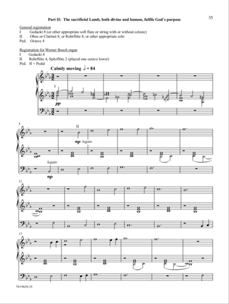 God of Grace and God of Glory Organ Solo scores gallery preview page 17