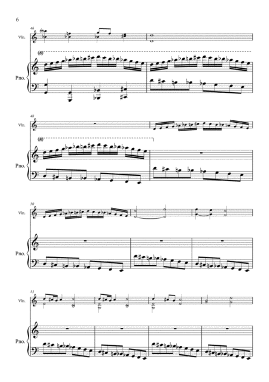 Morning Madness Violin Solo scores gallery preview page 6