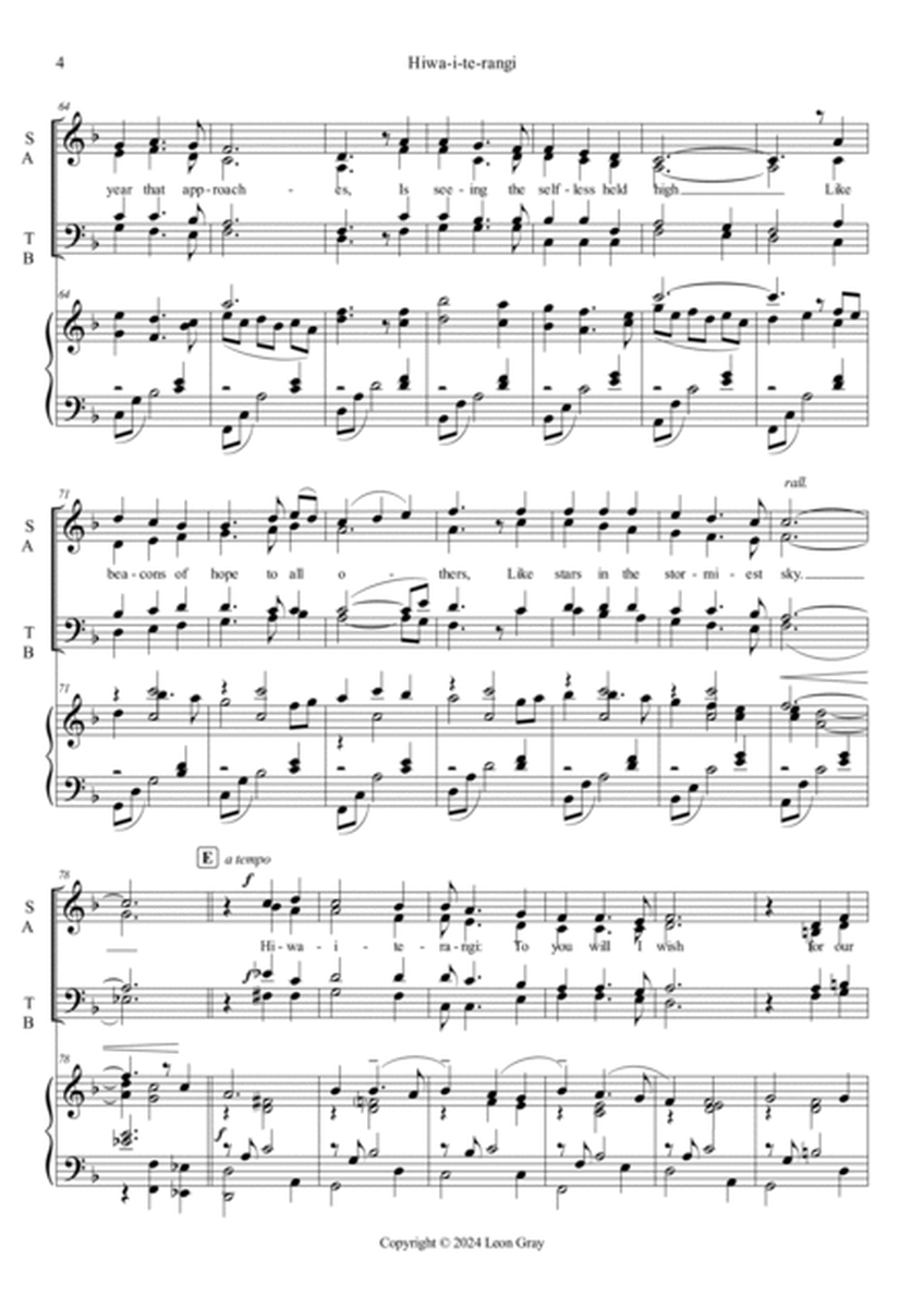 Hiwa-i-te-rangi (Choir Version) image number null