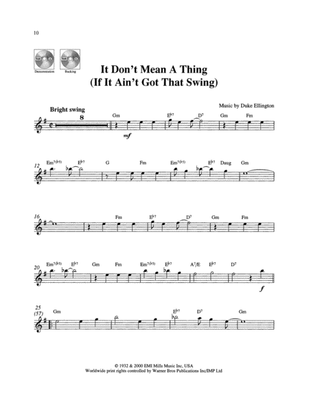 Take the Lead - Swing (Alto Saxophone)