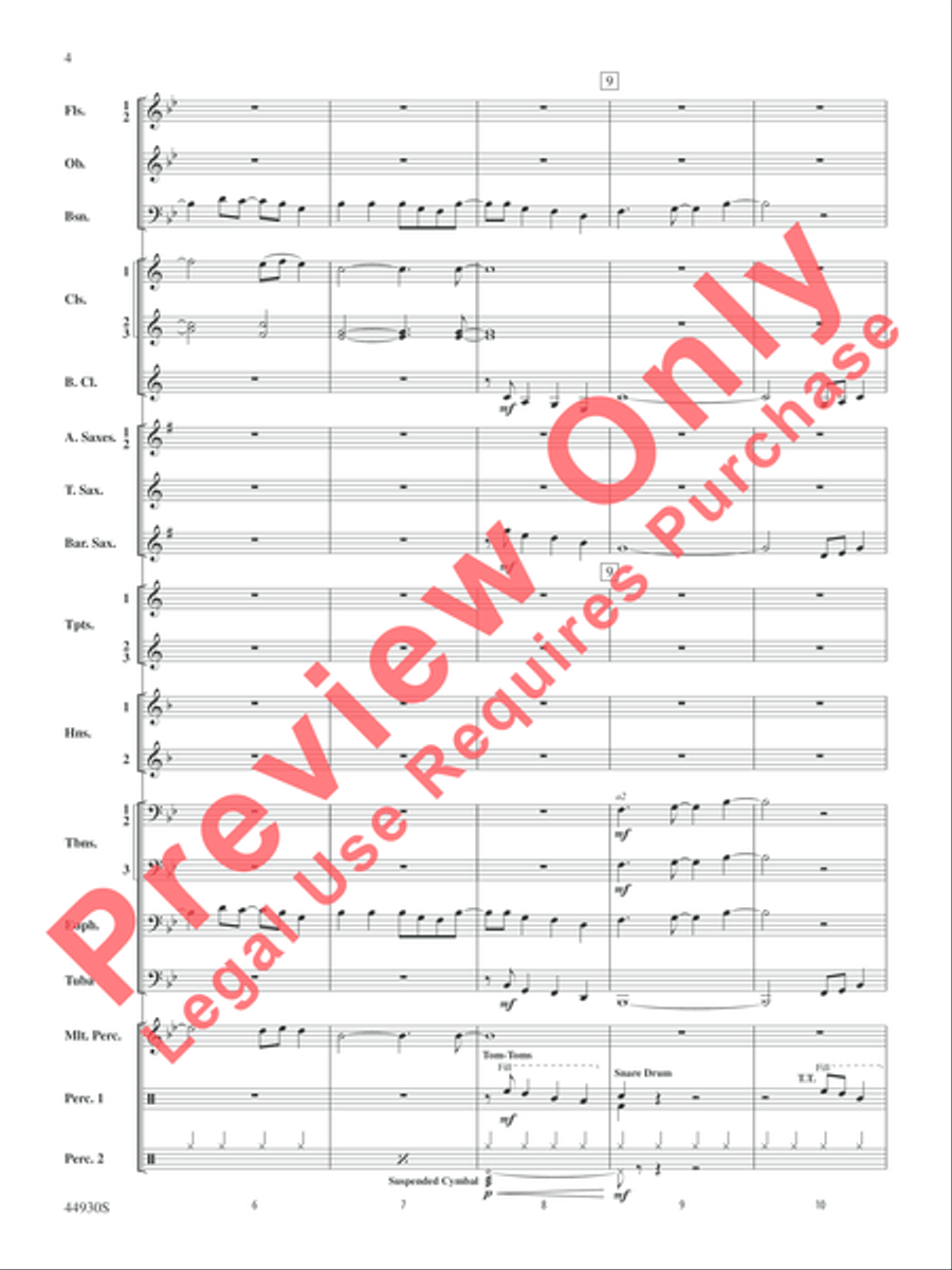 Christmas Vacation Christmas Vacation Concert Band scores gallery preview page 4