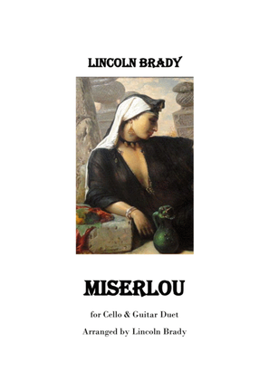 Book cover for MISERLOU - Cello and Guitar Duet