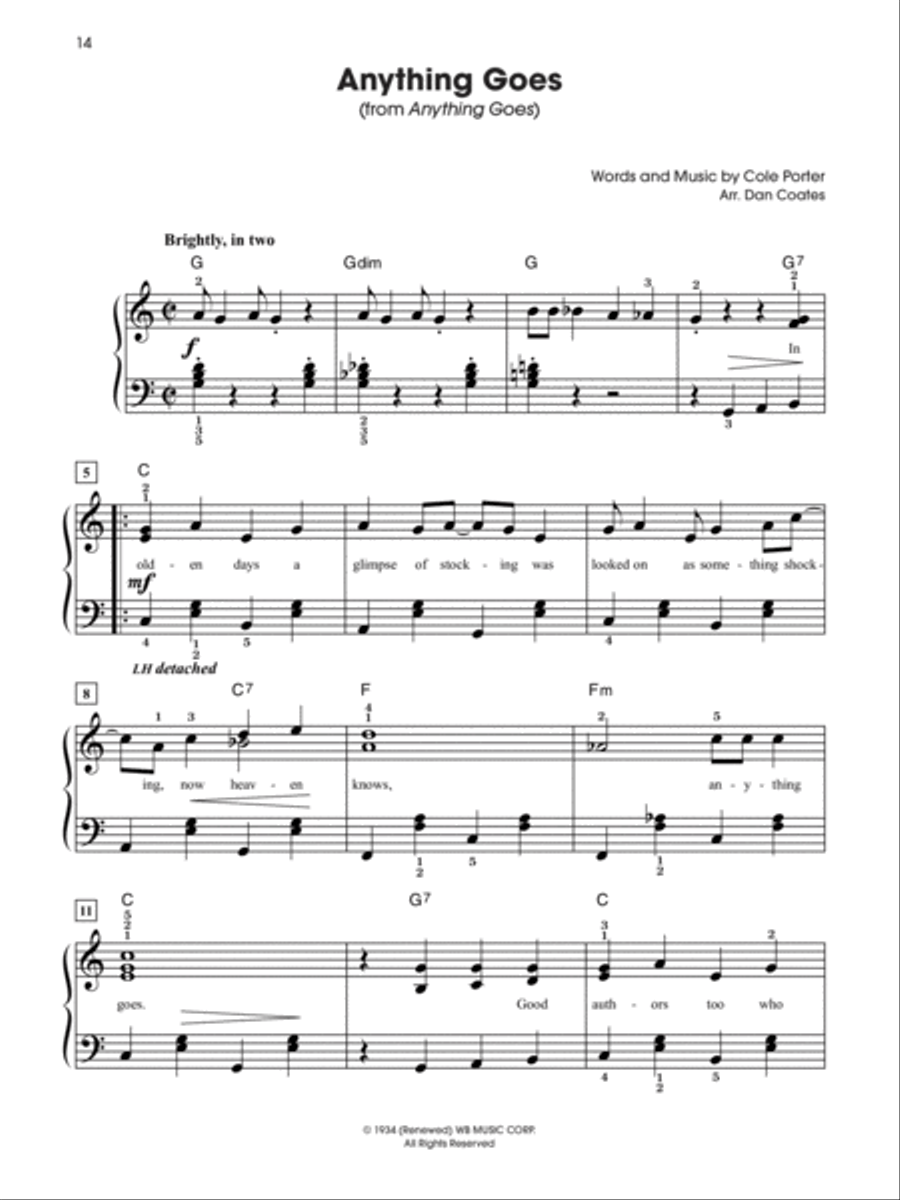 The Giant Book of Broadway Sheet Music Easy Piano scores gallery preview page 5