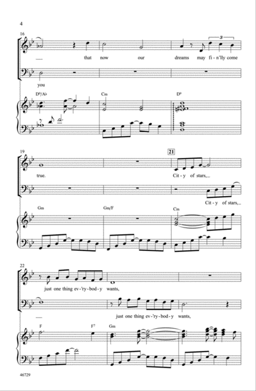 City of Stars Choir scores gallery preview page 3