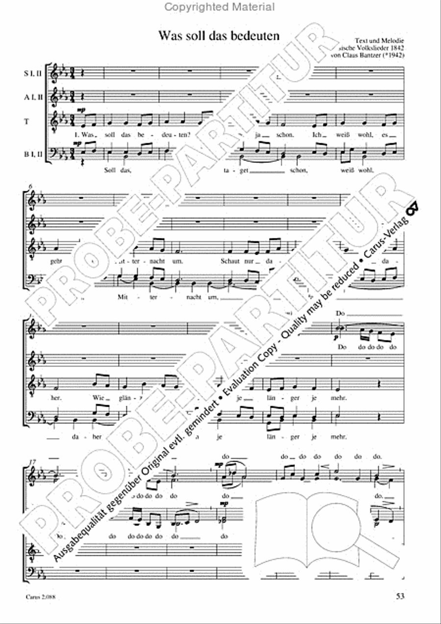 Calmus Christmas Carols Choir scores gallery preview page 54