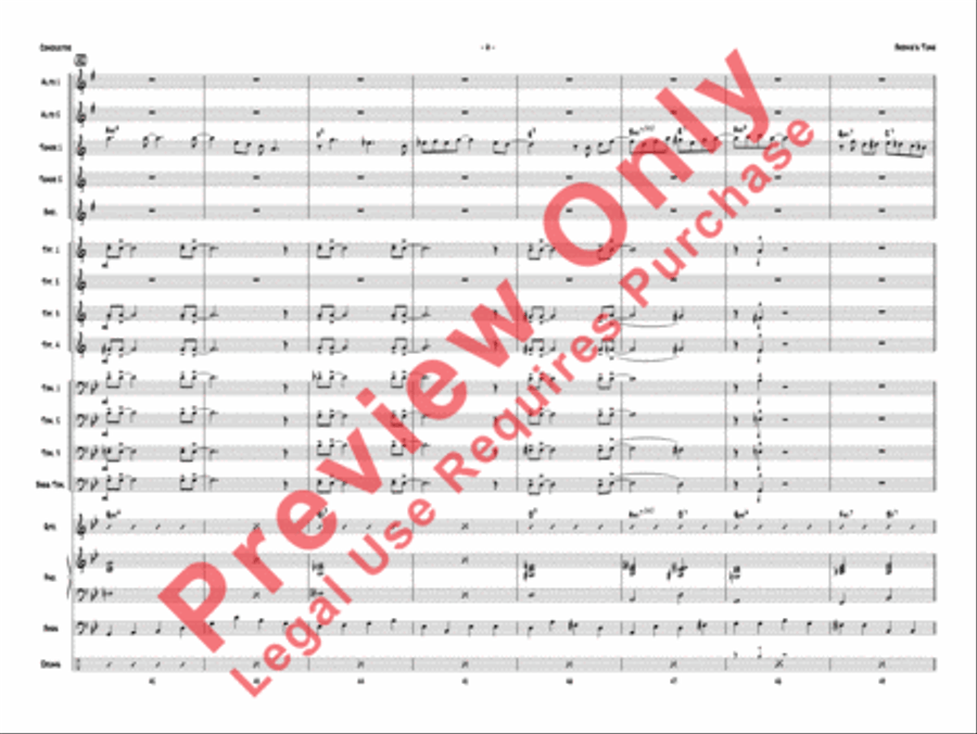 Bernie's Tune Jazz Ensemble scores gallery preview page 9