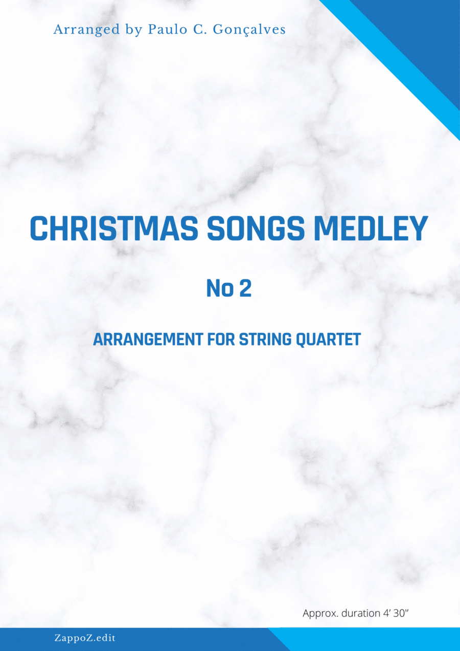 CHRISTMAS SONGS MEDLEY Nº 2 String Quartet scores gallery preview page 1