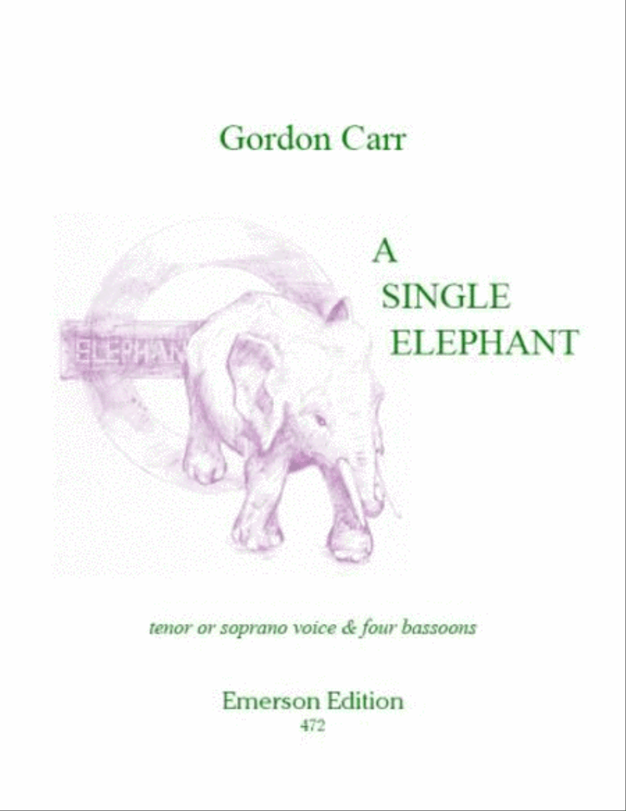 Single Elephant,A 4-Part scores gallery preview page 1