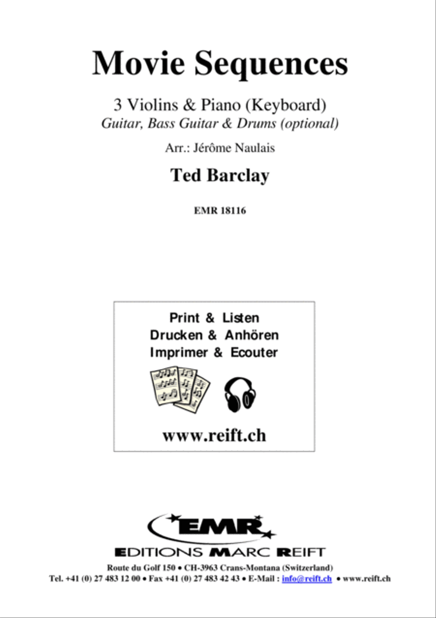 Movie Sequences Violin scores gallery preview page 2