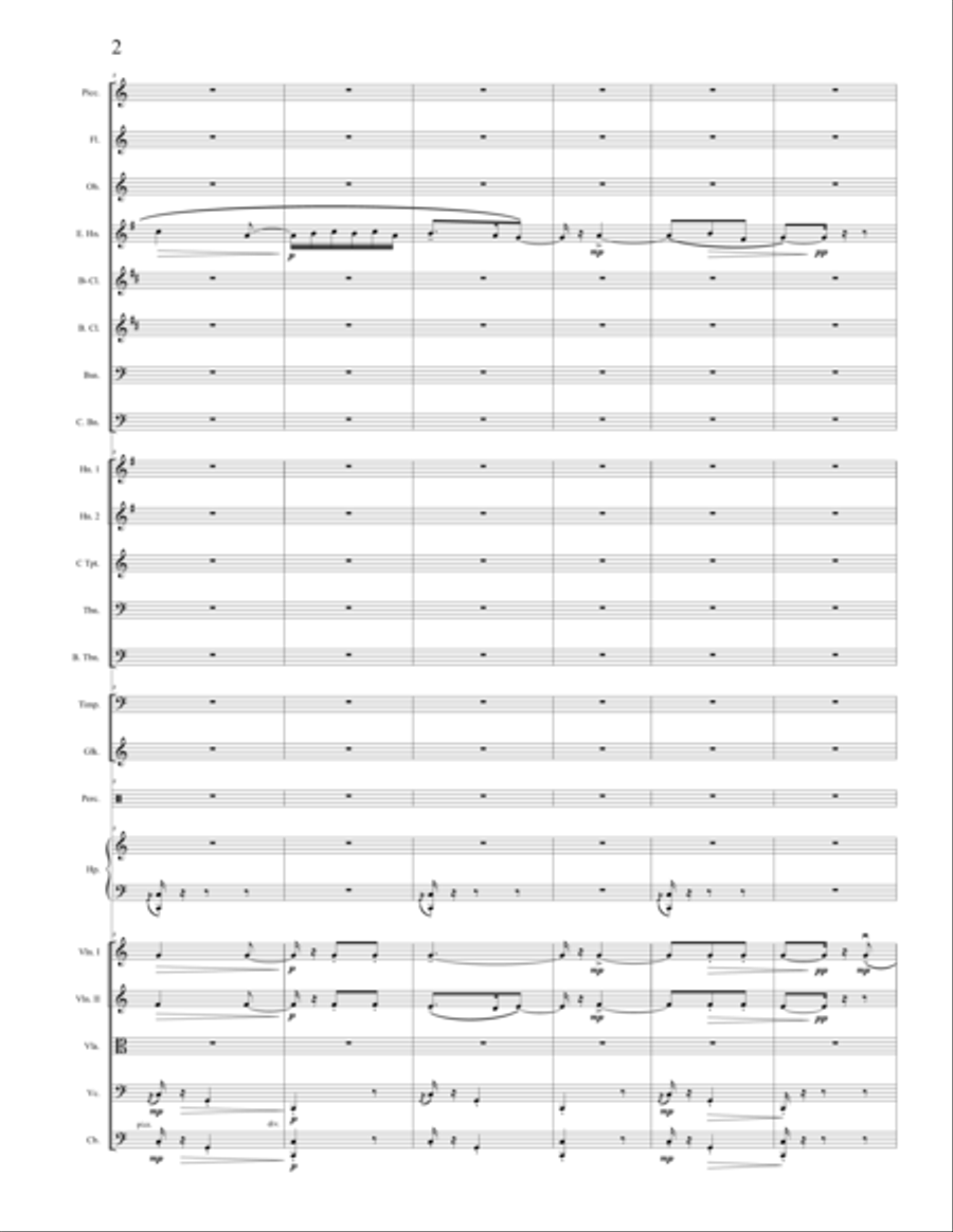 E. Chabrier - Impromptu, orchestrated by A. Leytush Full Orchestra scores gallery preview page 2