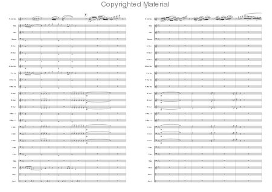 Dancing Ebony Concert Band scores gallery preview page 6