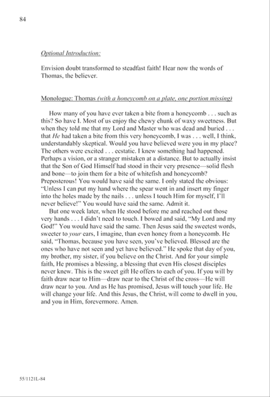 Touched by the Christ Touched by the Christ 3-Part scores gallery preview page 85