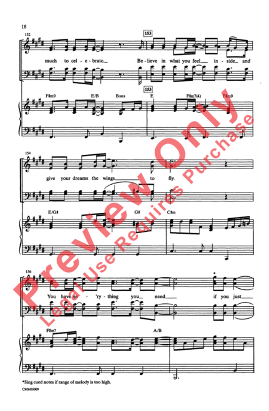 The Polar Express: A Choral Medley 4-Part scores gallery preview page 19