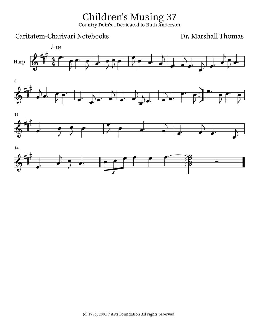 Children's Musing 37 Small Ensemble scores gallery preview page 3