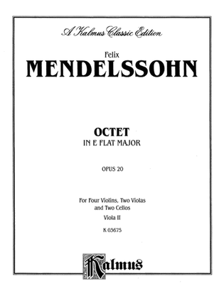 Book cover for String Octet in E-Flat Major, Op. 20: 2nd Viola