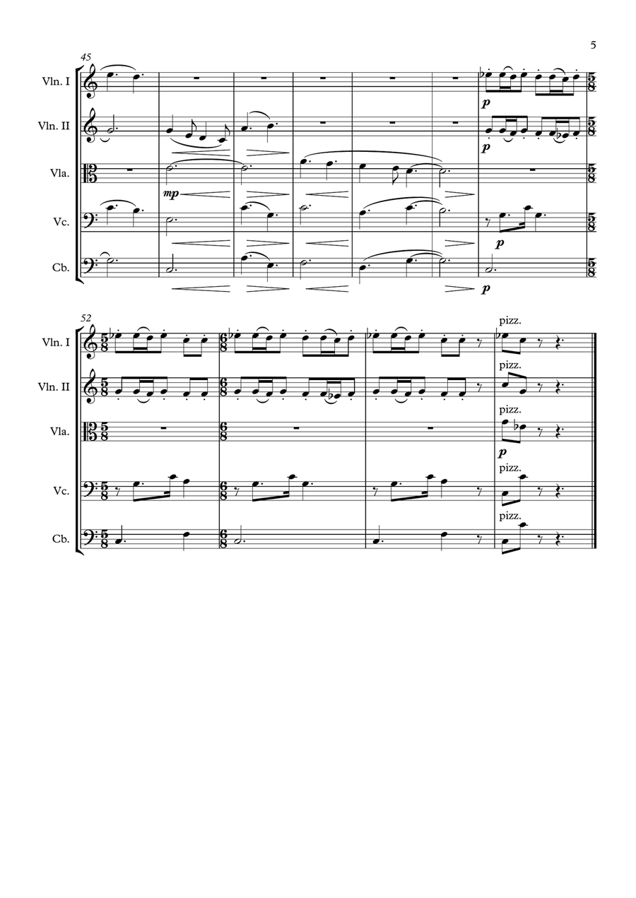 Peter Pan Peter Pan String Orchestra scores gallery preview page 6