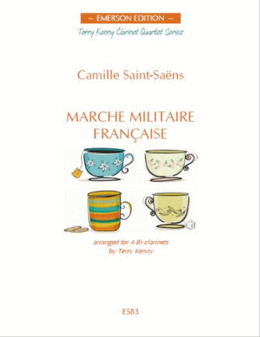 Marche Militaire Francaise Clarinet Quartet scores gallery preview page 1