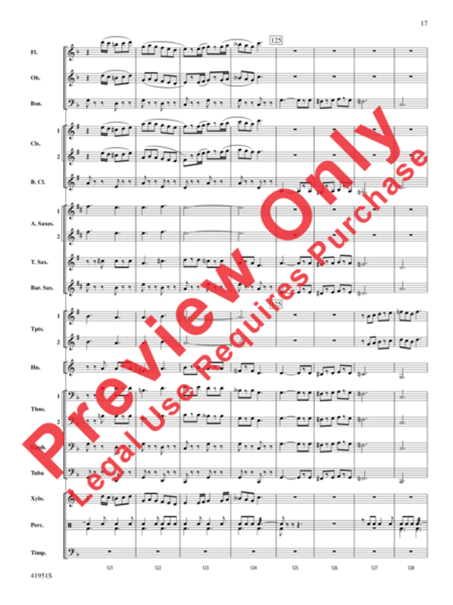 Hobo Train Hobo Train Concert Band scores gallery preview page 18