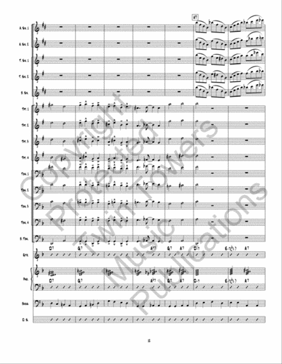 Sink Or Swim Sink Or Swim Jazz Ensemble scores gallery preview page 13