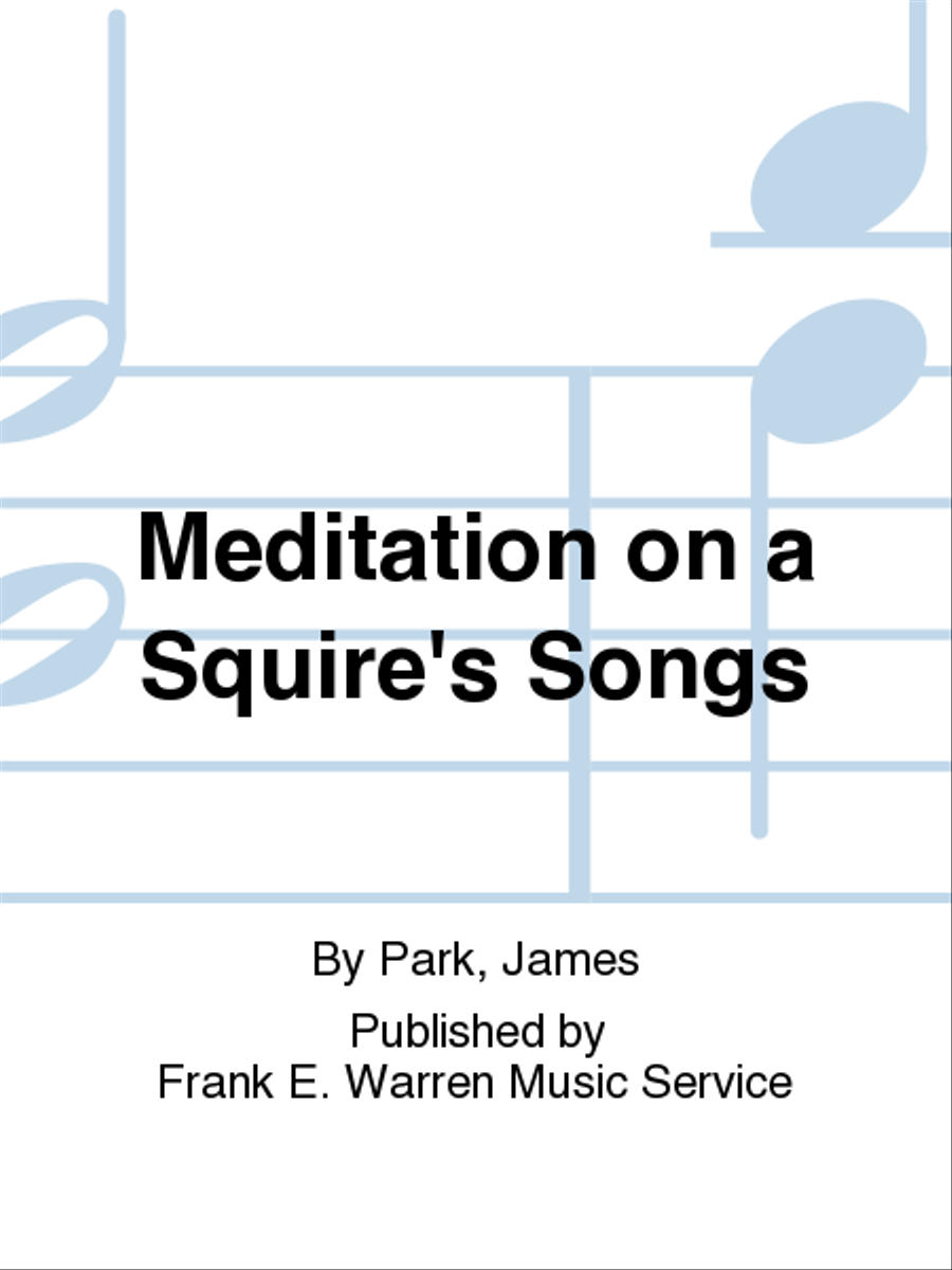 Meditation on a Squire's Songs Guitar scores gallery preview page 1