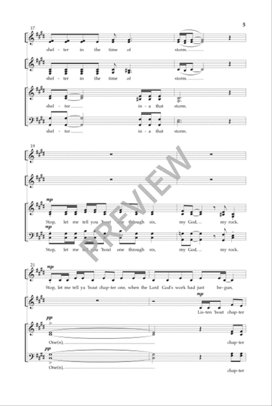 My God Is a Rock Divisi scores gallery preview page 6