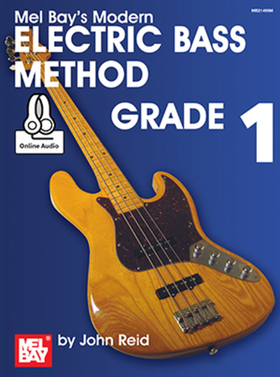 Book cover for Modern Electric Bass Method, Grade 1
