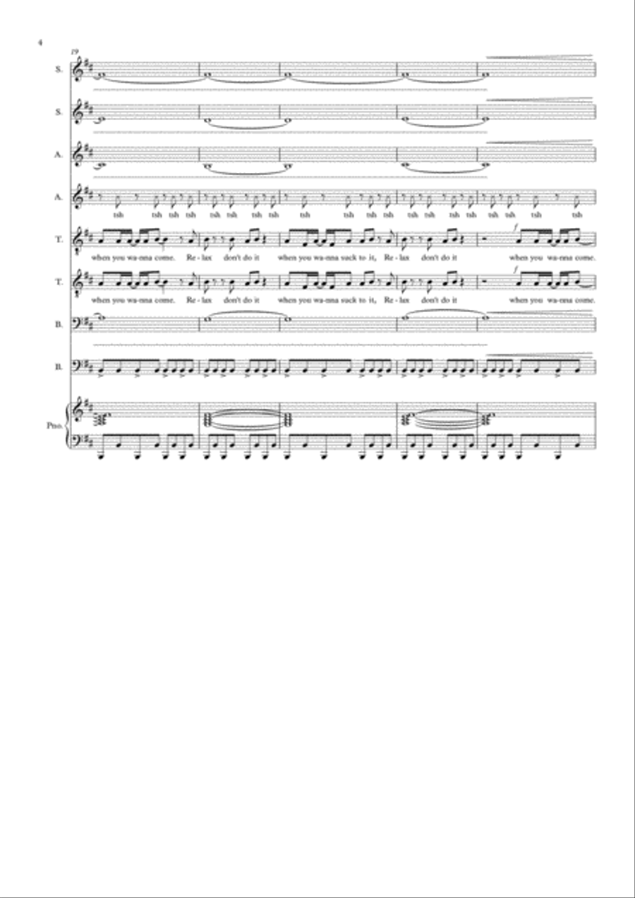 Relax 4-Part scores gallery preview page 4