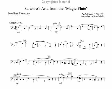 Sarastro's Aria from Magic Flute