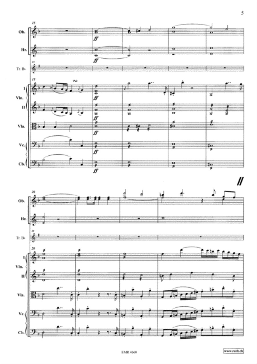 Grand Concerto in F Major Orchestra scores gallery preview page 5