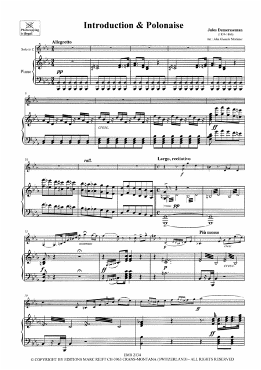 Introduction & Polonaise Horn scores gallery preview page 3