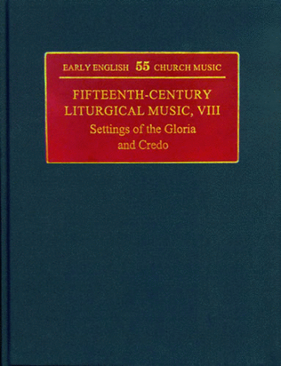 Book cover for Fifteenth-Century Liturgical Music VIII
