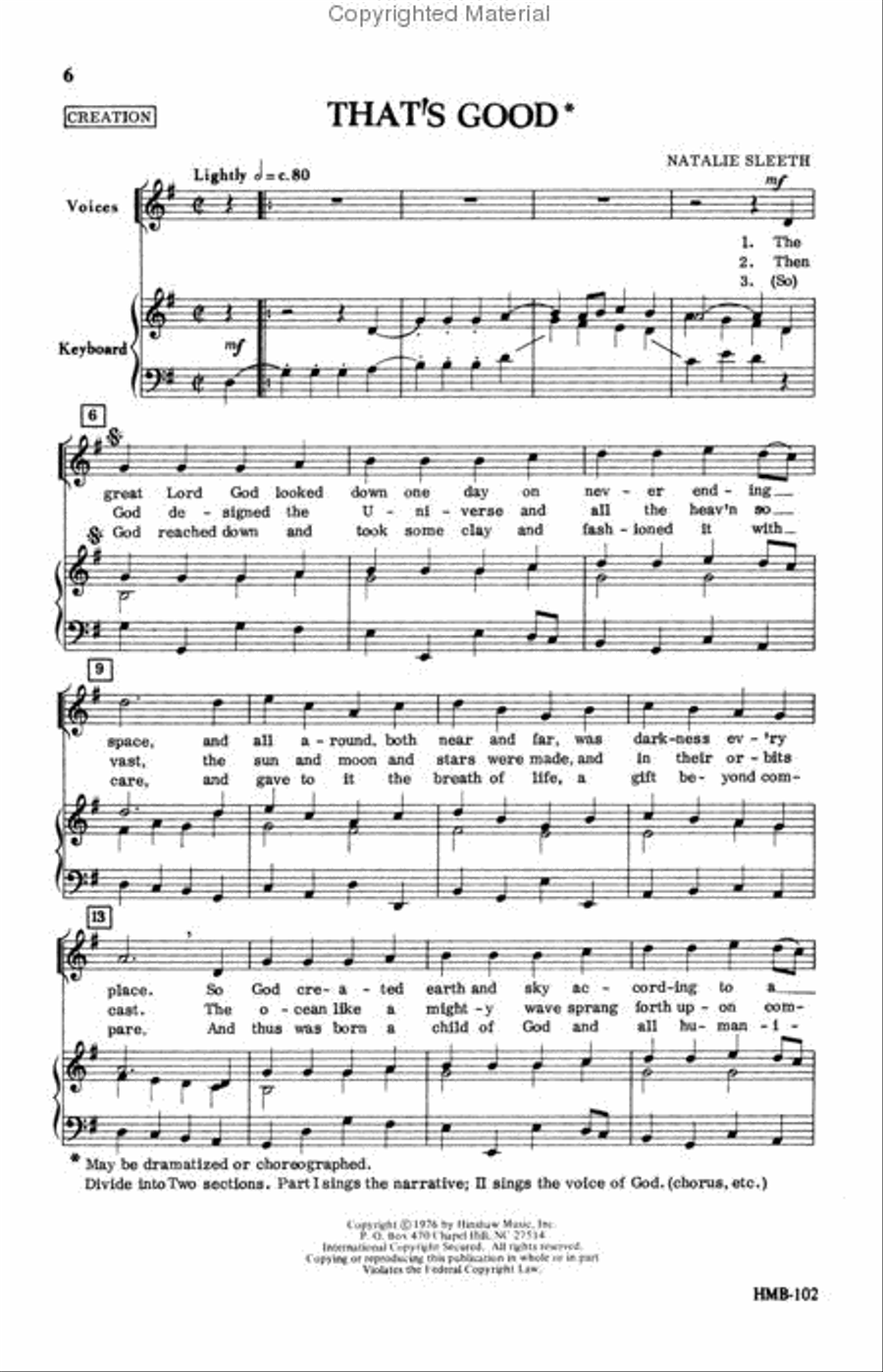 Sunday Songbook Choir scores gallery preview page 3