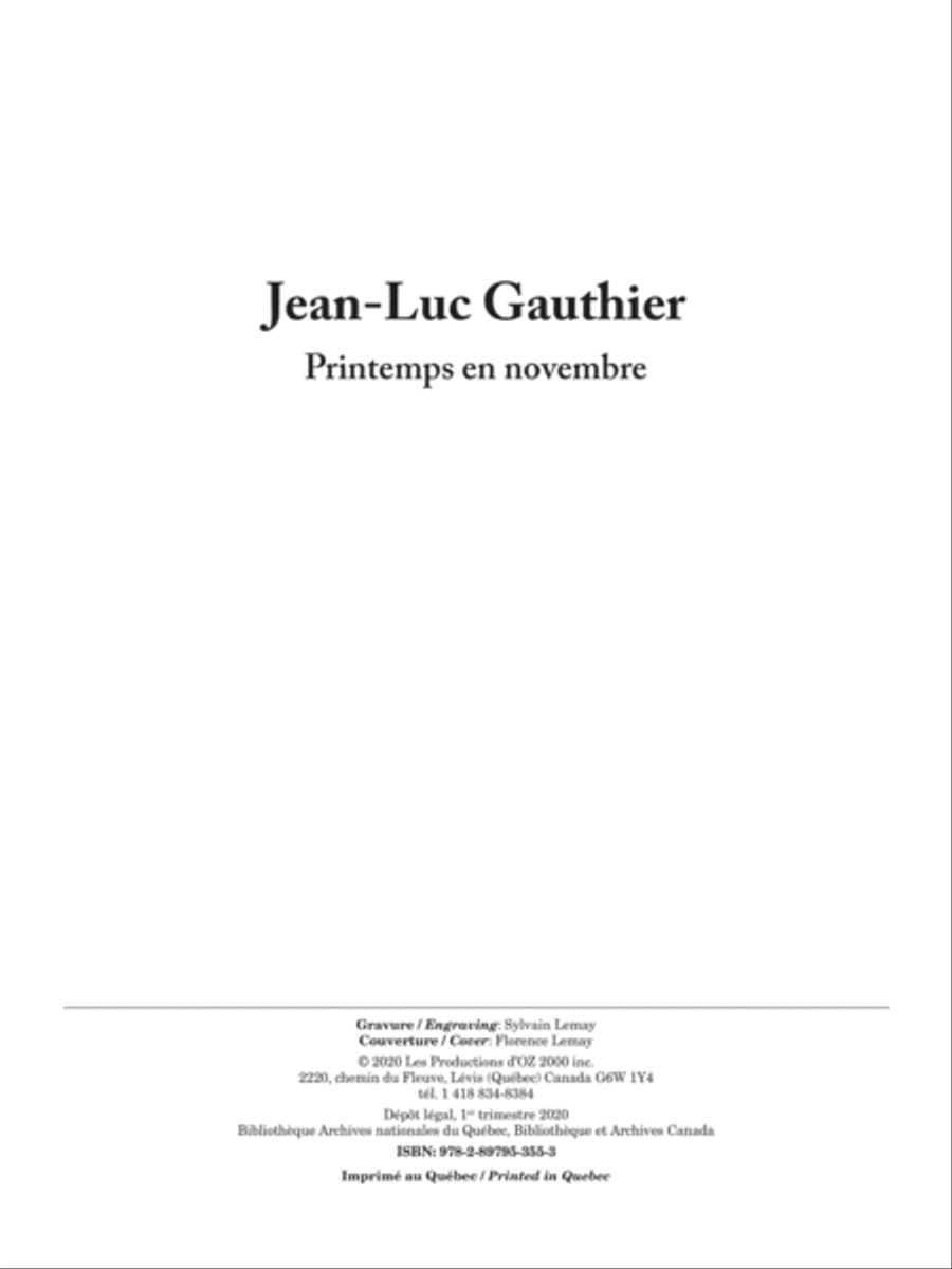Printemps en novembre Flute scores gallery preview page 2