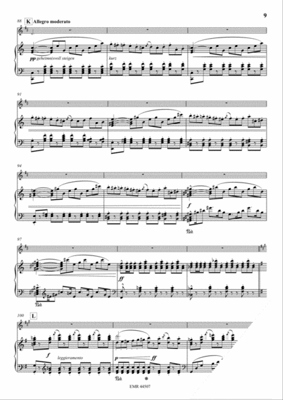 Im Walde / In The Forest Bass Clarinet scores gallery preview page 10