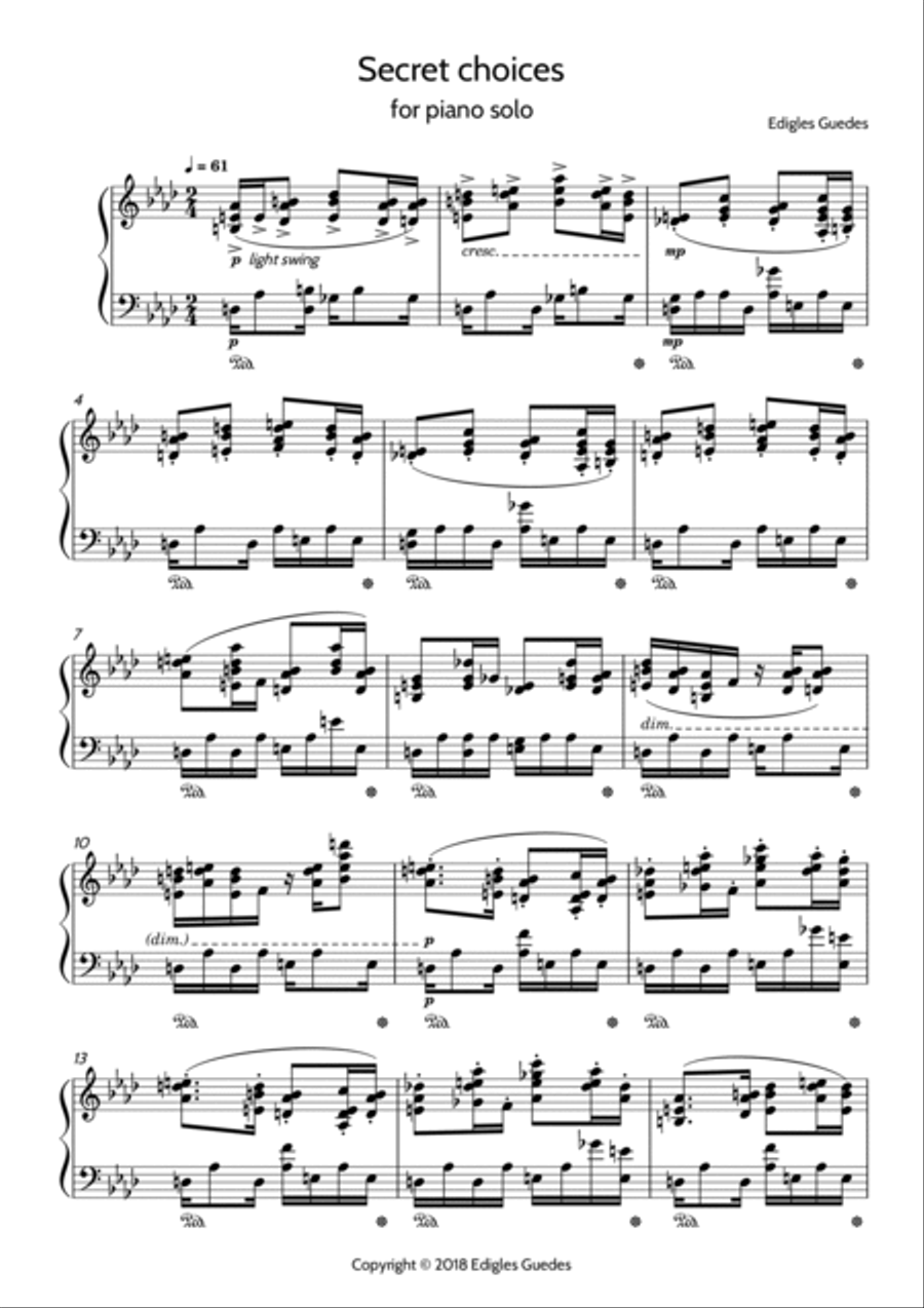 Secret choices Piano Method scores gallery preview page 2