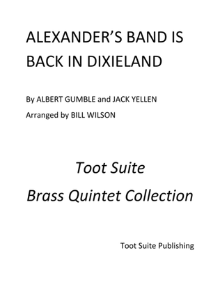 Book cover for Alexander's Band is Back in Dixieland