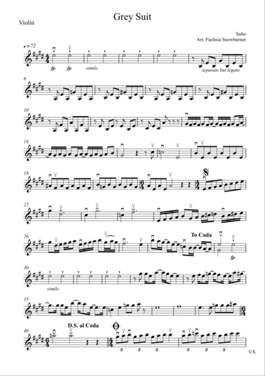 Grey Suit String Trio scores gallery preview page 5